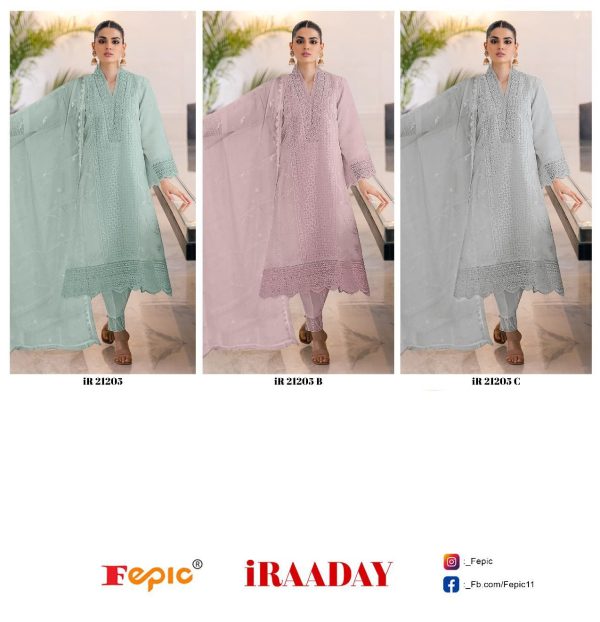 FEPIC IR 21205 IRAADAY SALWAR SUITS WHOLESALE