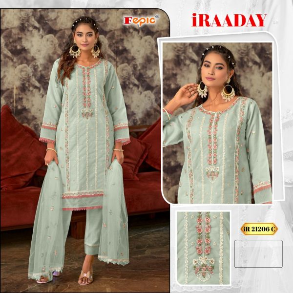 FEPIC IR 21206 IRAADAY PAKISTANI SALWAR SUITS