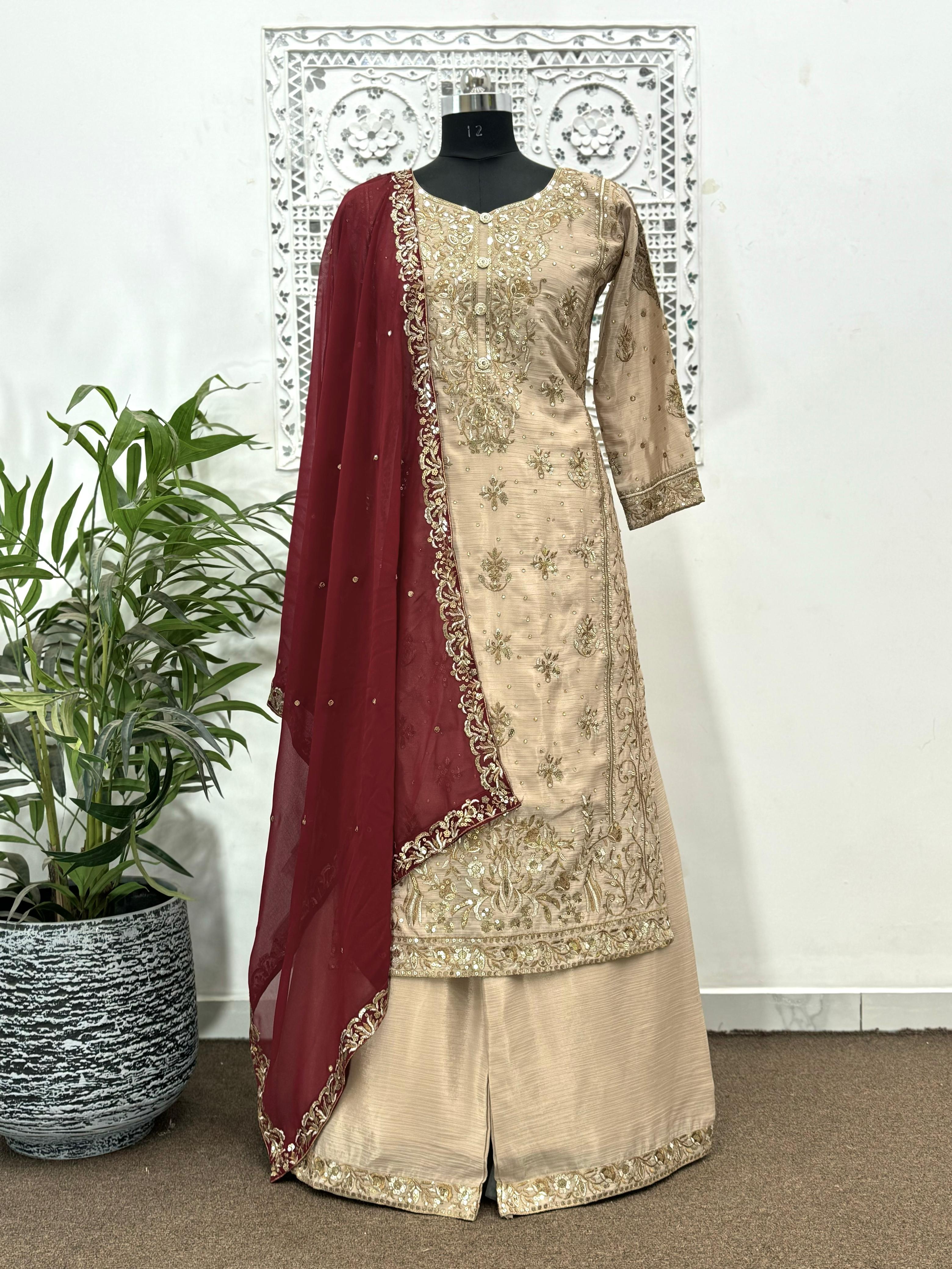 HK 1631 DESIGNER SALWAR SUITS WHOLESALE