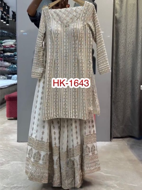 HK 1643 DESIGNER TOP PLAZZO WHOLESALE