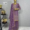 JAL FASHION JL 1002 B DESIGNER TOP SHARARA