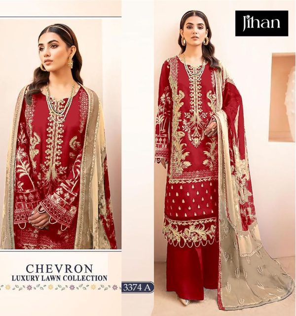 JIHAN 3474 A PAKISTANI SUITS MANUFACTURER