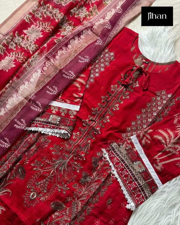 JIHAN 3474 A PAKISTANI SUITS MANUFACTURER