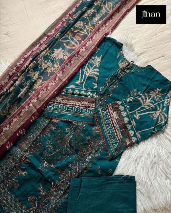 JIHAN 3474 B PAKISTANI SUITS MANUFACTURER