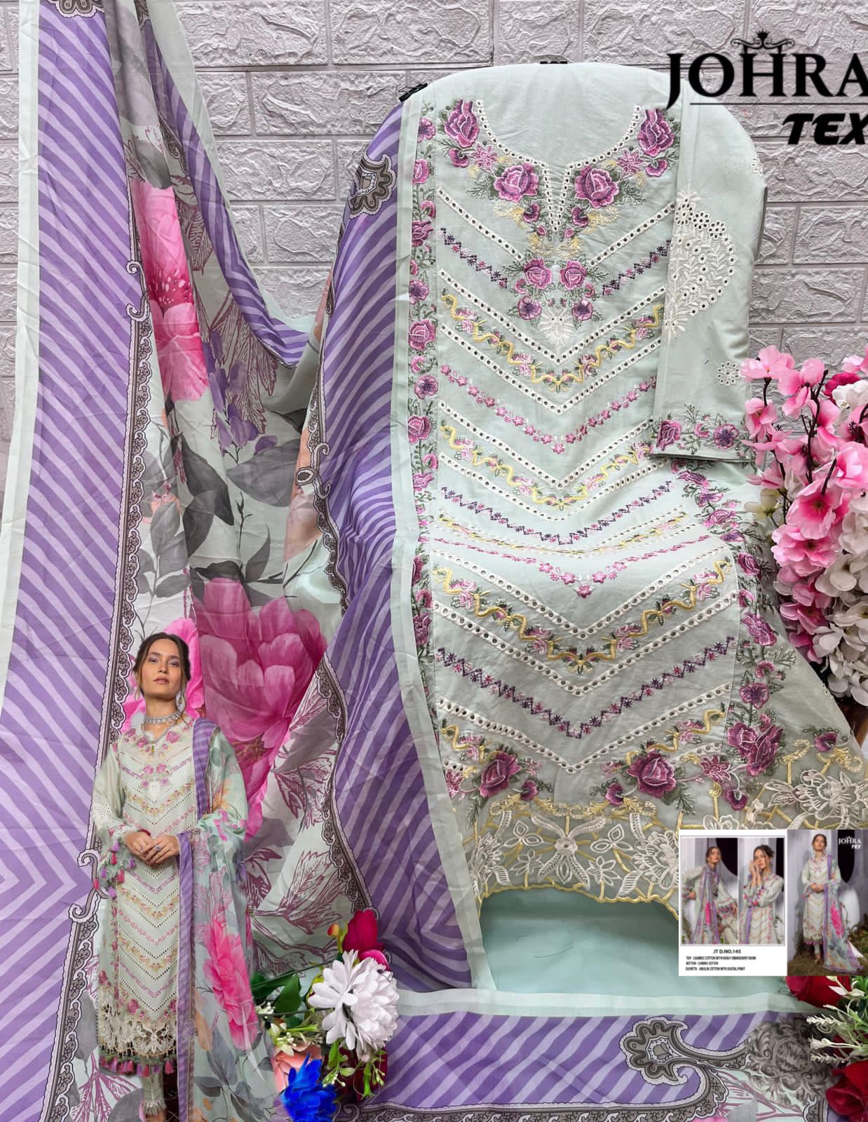 JOHAR TEX JT 145 PAKISTANI SUITS IN INDIA