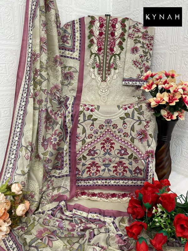 KYNAH 2163 A COTTON PAKISTANI SUITS WHOLESALE