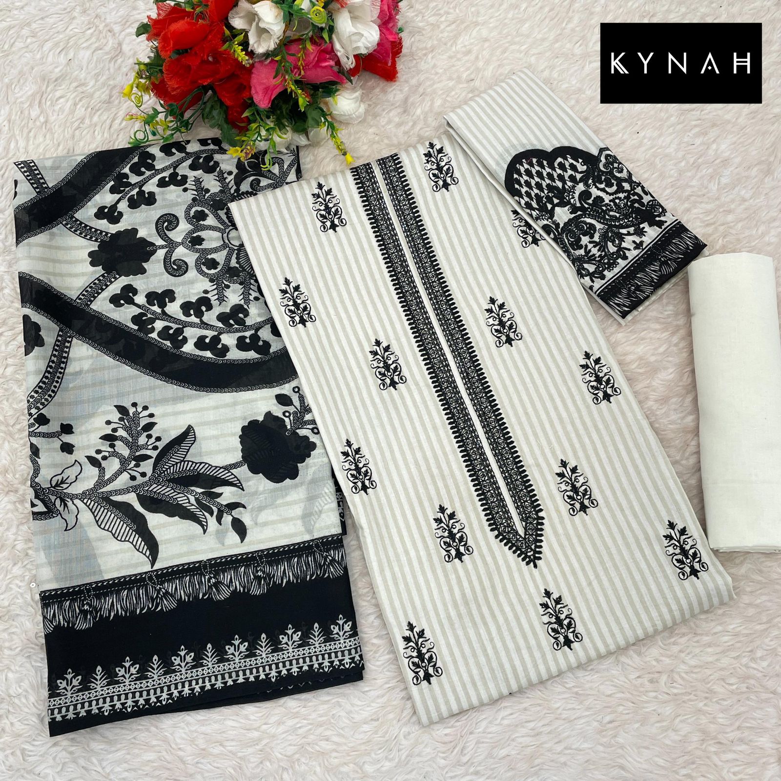 KYNAH 2168 PAKISTANI COTTON SALWAR SUITS