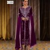 LC 1151 D DESIGNER VELVET SUITS WHOLESALE