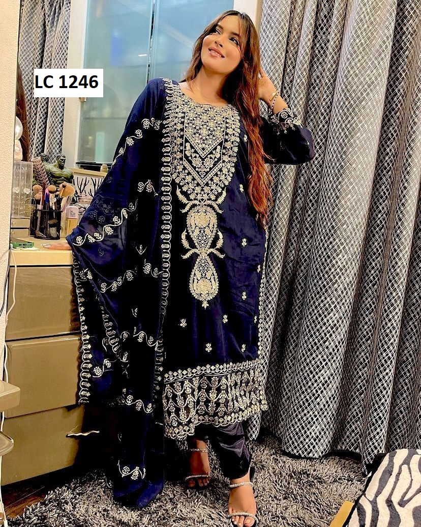 LC 1246 FANCY SALWAR SUITS WHOLESALE IN INDIA