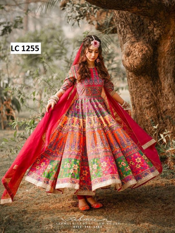 LC 1255 DESIGNER ANARKALI GOWN MANUFACTURER