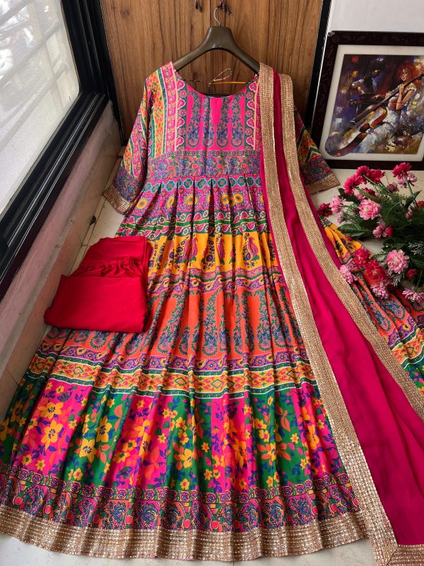 LC 1255 DESIGNER ANARKALI GOWN MANUFACTURER