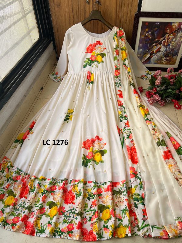 LC 1276 DESIGNER GOWN MANUFACTURER IN INDIA