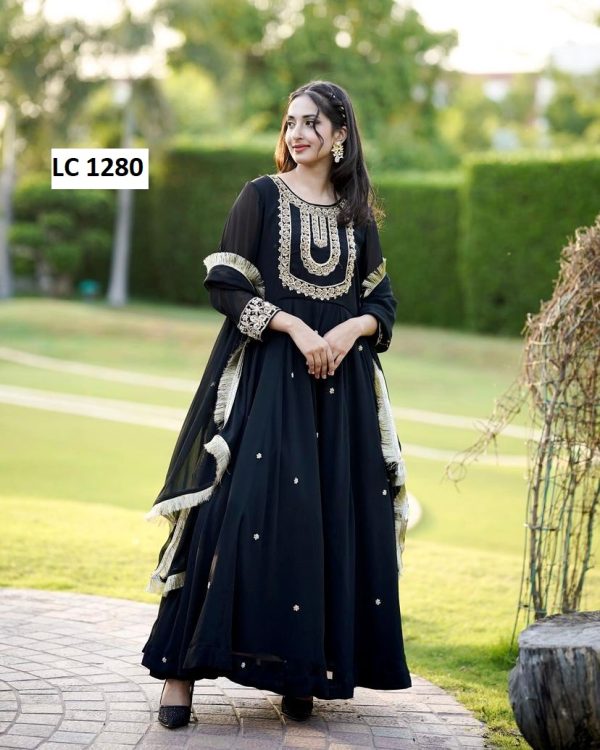 LC 1280 DESIGNER GOWN WHOLESALE IN INDIA