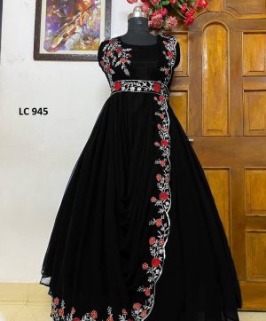 LC 945 DESIGNER GOWN WHOLESALE IN COLOR