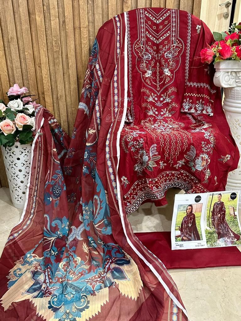 MEHBOOB TEX 1086 F PAKISTANI SUITS IN INDIA