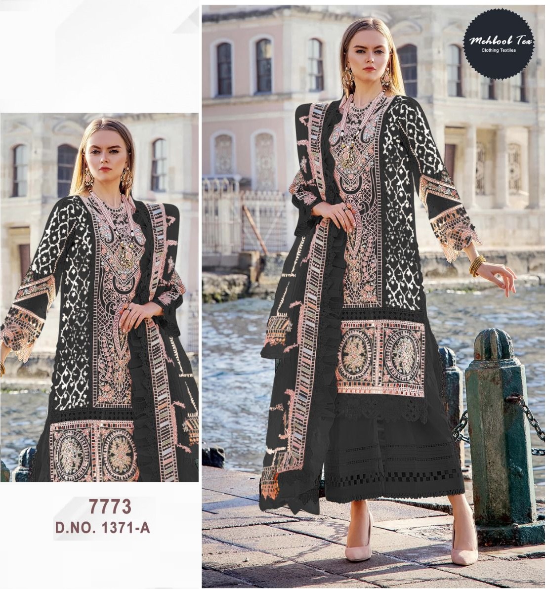 MEHBOOB TEX 1371 A PAKISTANI SUITS IN INDIA
