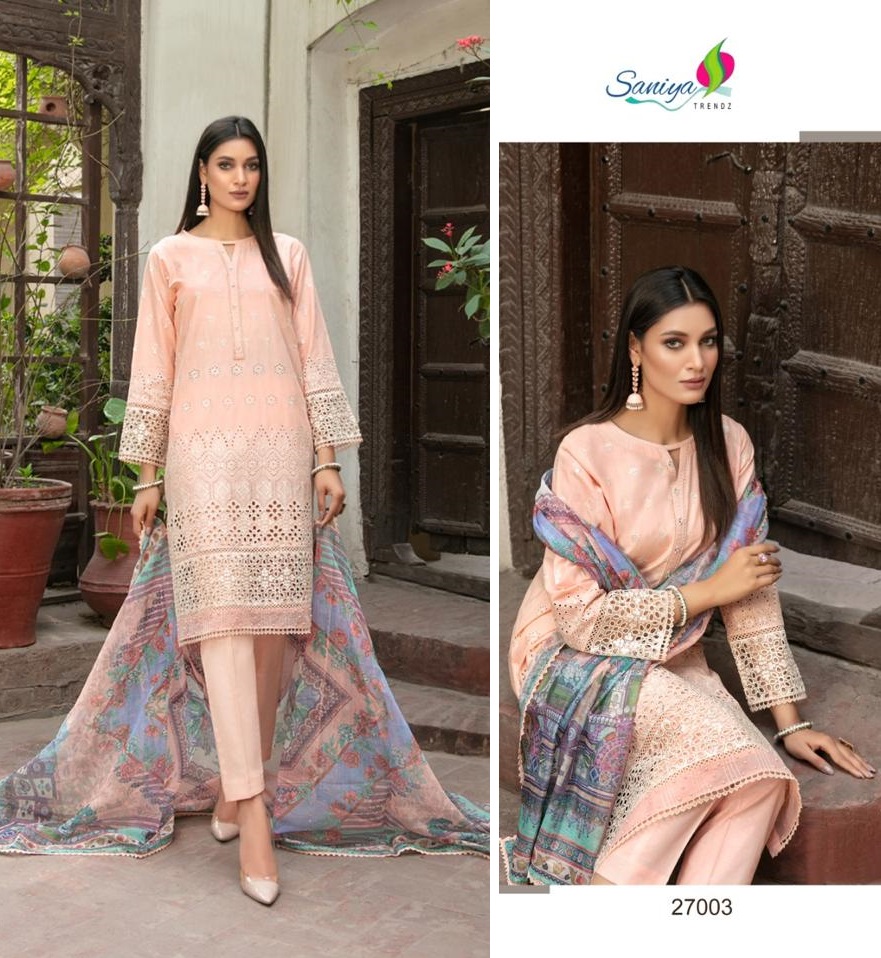 SANIYA TRENDZ 27003 MARIA B VOL 27 SALWAR SUITS