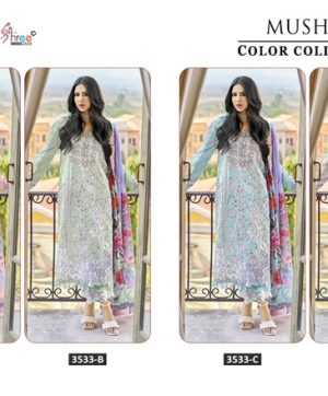 SHREE FABS MUSHQ COLOR COLLECTION 3533 SERIES