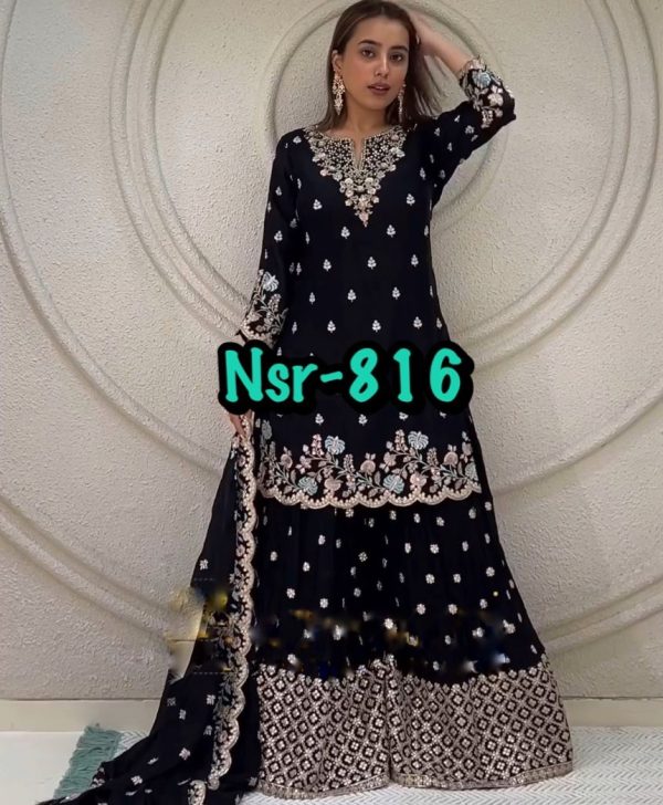 SHREE HARI NSR 816 DESIGNER TOP SHARARA WHOLESALE