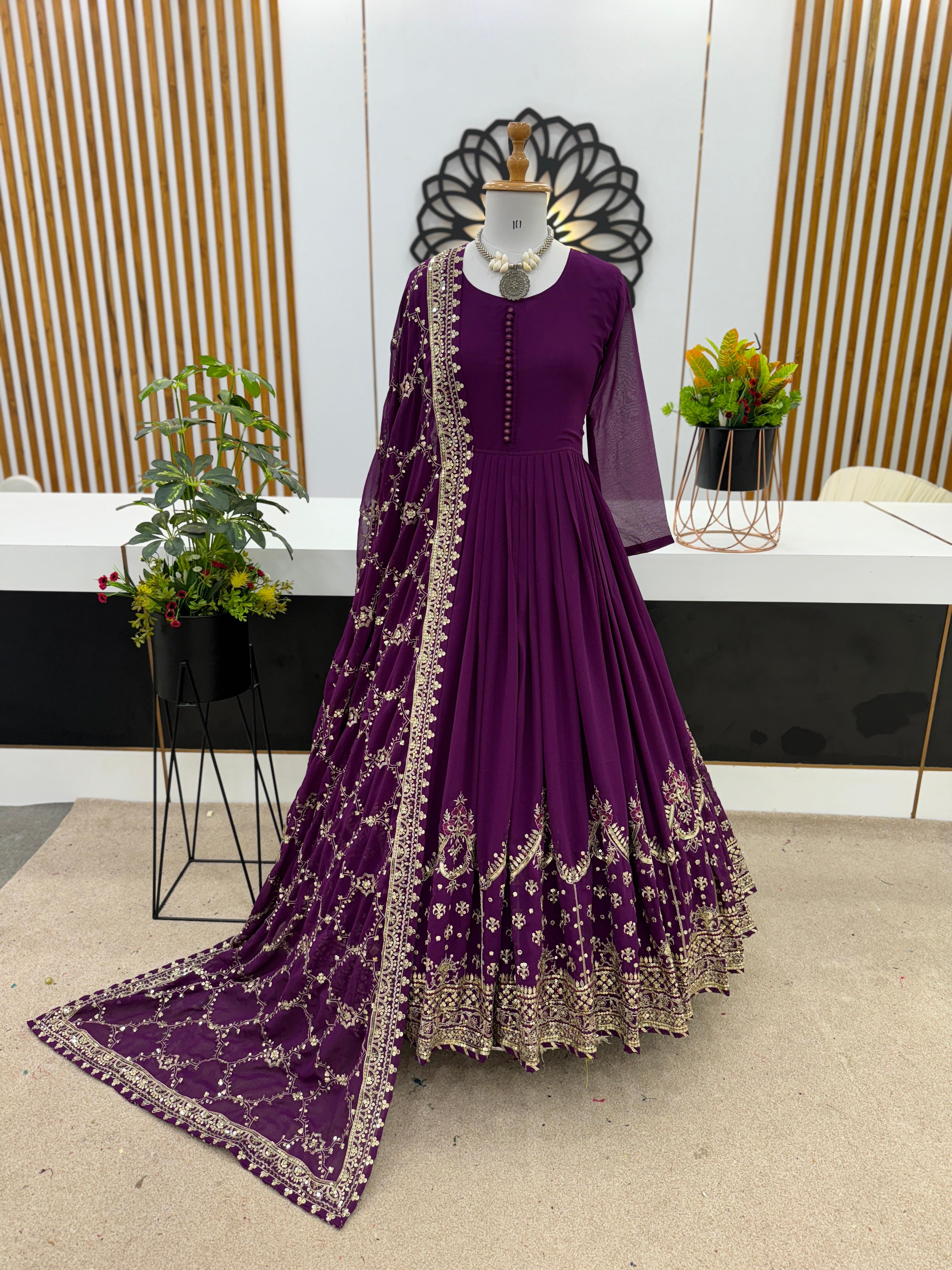 SHREE HARI ZSR 3063 D DESIGNER GOWN WHOLESALE