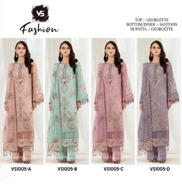 VS FASHION 1005 A B C D PAKISTANI SUITS IN INDIA