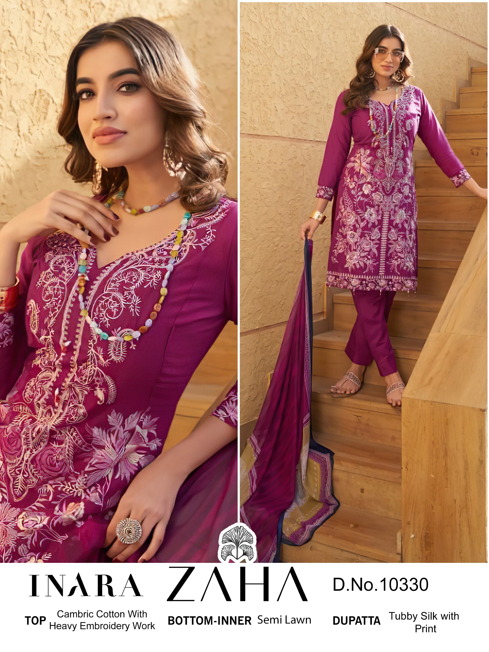 ZAHA 10330 INARA PAKISTANI SUITS IN INDIA