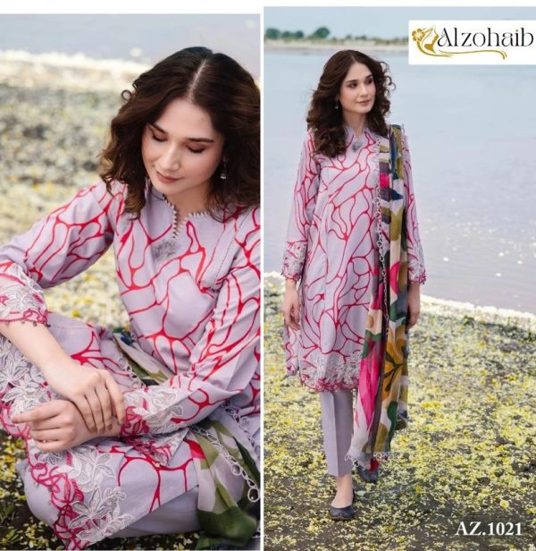 ALZOHAIB AZ 1021 M BASIC PAKISTANI SUITS