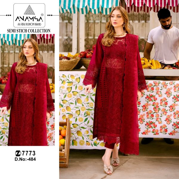 ANAMSA 484 SALWAR SUITS WHOLESALE IN INDIA