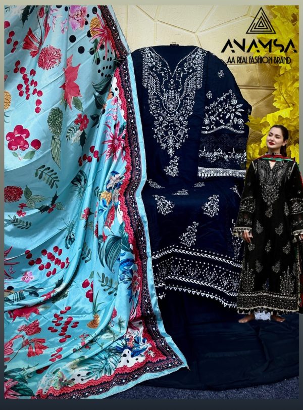 ANAMSA 491 PAKISTANI SUITS WHOLESALE