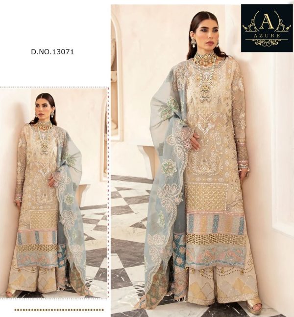 AZURE 13071 PAKISTANI SUITS WHOLESALE