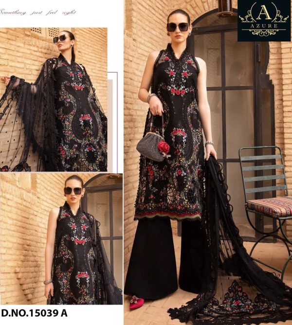 AZURE 15039 A PAKISTANI SUITS WHOLESALE