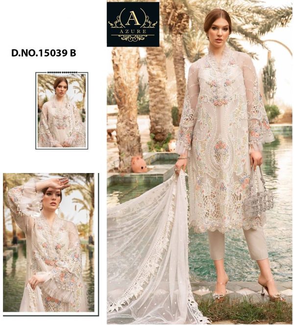 AZURE 15039 B PAKISTANI SUITS WHOLESALE