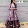 BE 265 A DESIGNER TOP LEHENGA WHOLESALE