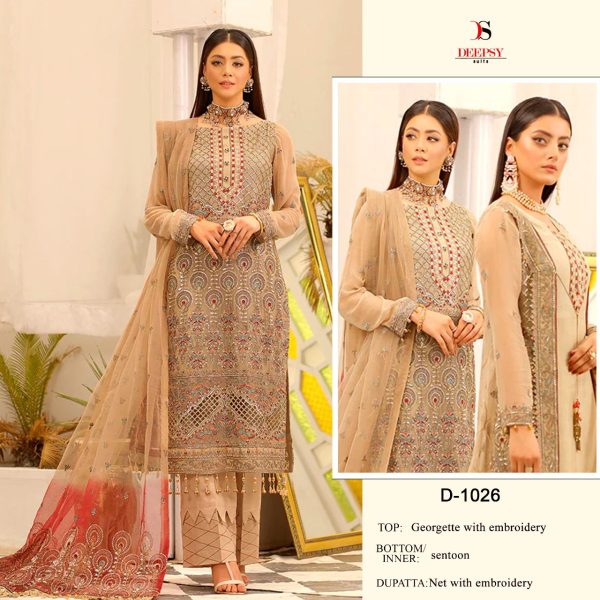 DEEPSY SUITS D 1026 PAKISTANI SALWAR SUITS