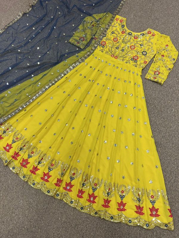 DHK 1216 DESIGNER GOWN WHOLESALE IN INDIA