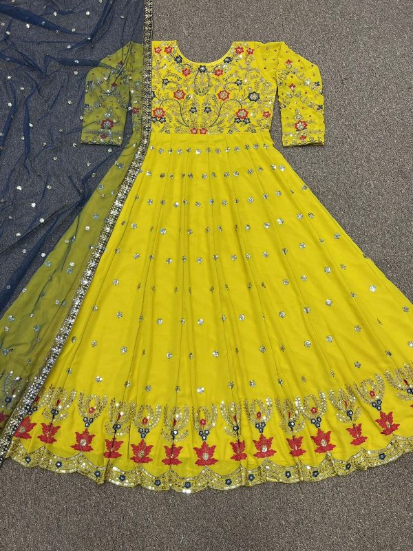 DHK 1216 DESIGNER GOWN WHOLESALE IN INDIA