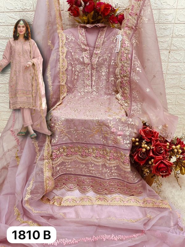 FEPIC C 1810 B ROSEMEEN PAKISTANI SUITS