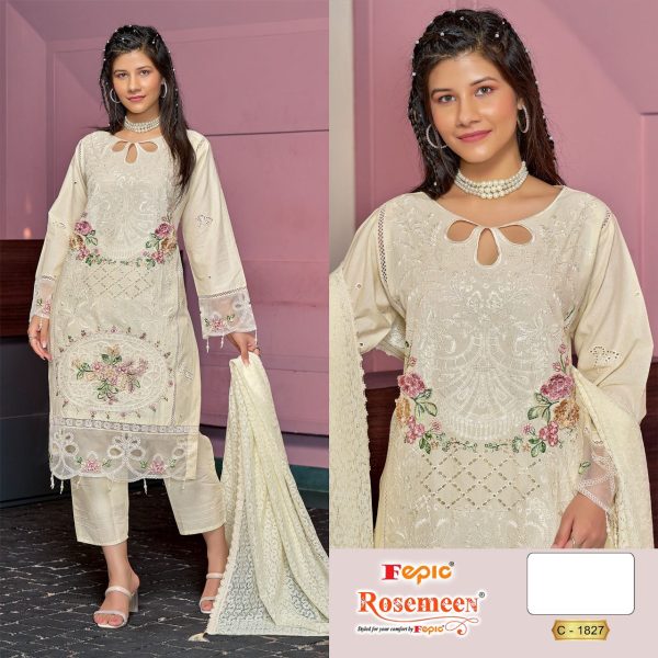 FEPIC C 1827 ROSEMEEN PAKISTANI SUITS