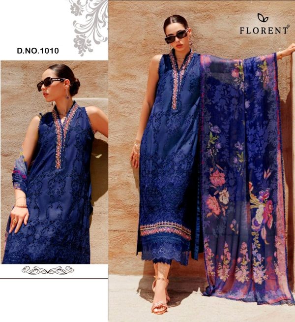 FLORENT 1010 NOOR BY SAADIAA VOL 1 PAKISTANI SUITS