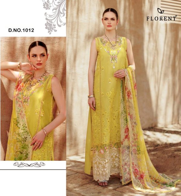 FLORENT 1012 NOOR BY SAADIAA VOL 1 PAKISTANI SUITS