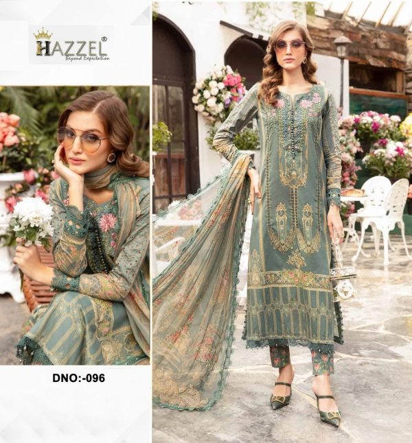 HAZZEL 096 COTTON PAKISTANI SUITS IN INDIA