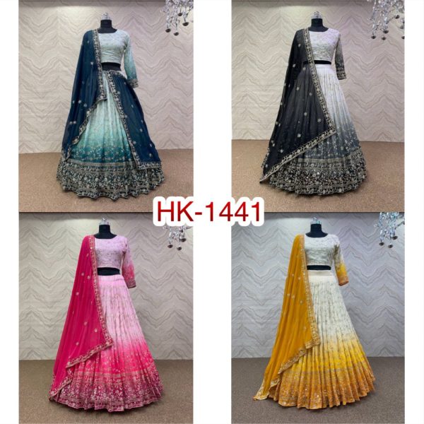 HK 1441 DESIGNER LEHENGA WHOLESALE IN INDIA