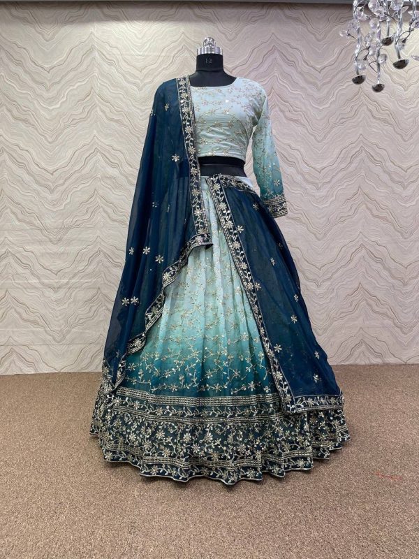 HK 1441 DESIGNER LEHENGA WHOLESALE IN INDIA