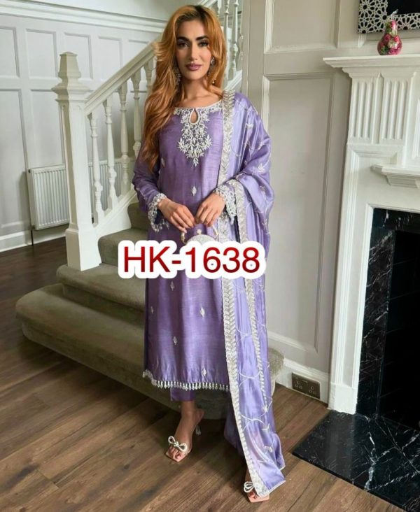 HK 1638 DESIGNER SALWAR SUITS WHOLESALE