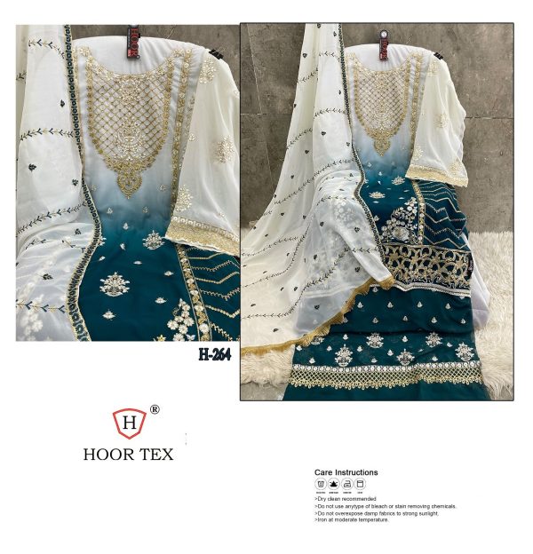 HOOR TEX H 264 SALWAR SUITS WHOLESALE