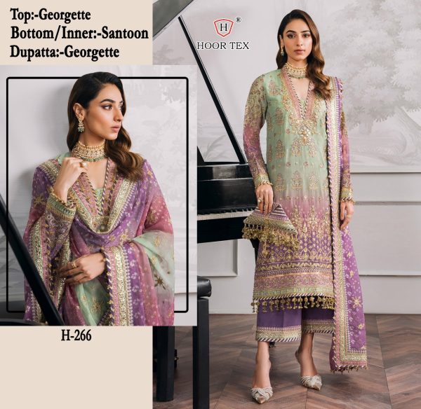 HOOR TEX H 266 SALWAR SUITS MANUFACTURER