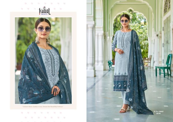 ISHAAL PRINTS EMBROIDERED VOL 10