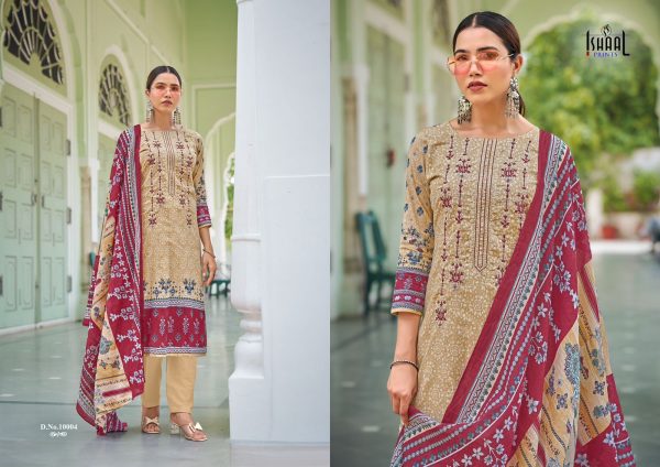 ISHAAL PRINTS EMBROIDERED VOL 10