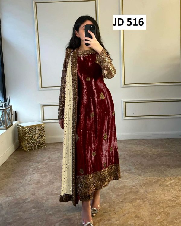 JENNY DESIGNER JD 516 D FANCY SUITS WHOLESALE