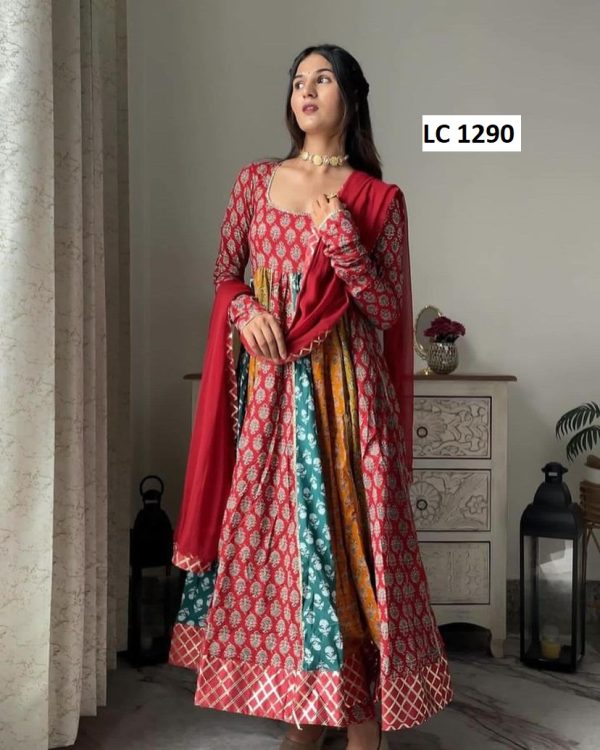 LC 1290 DESIGNER GOWN WHOLESALE IN INDIA